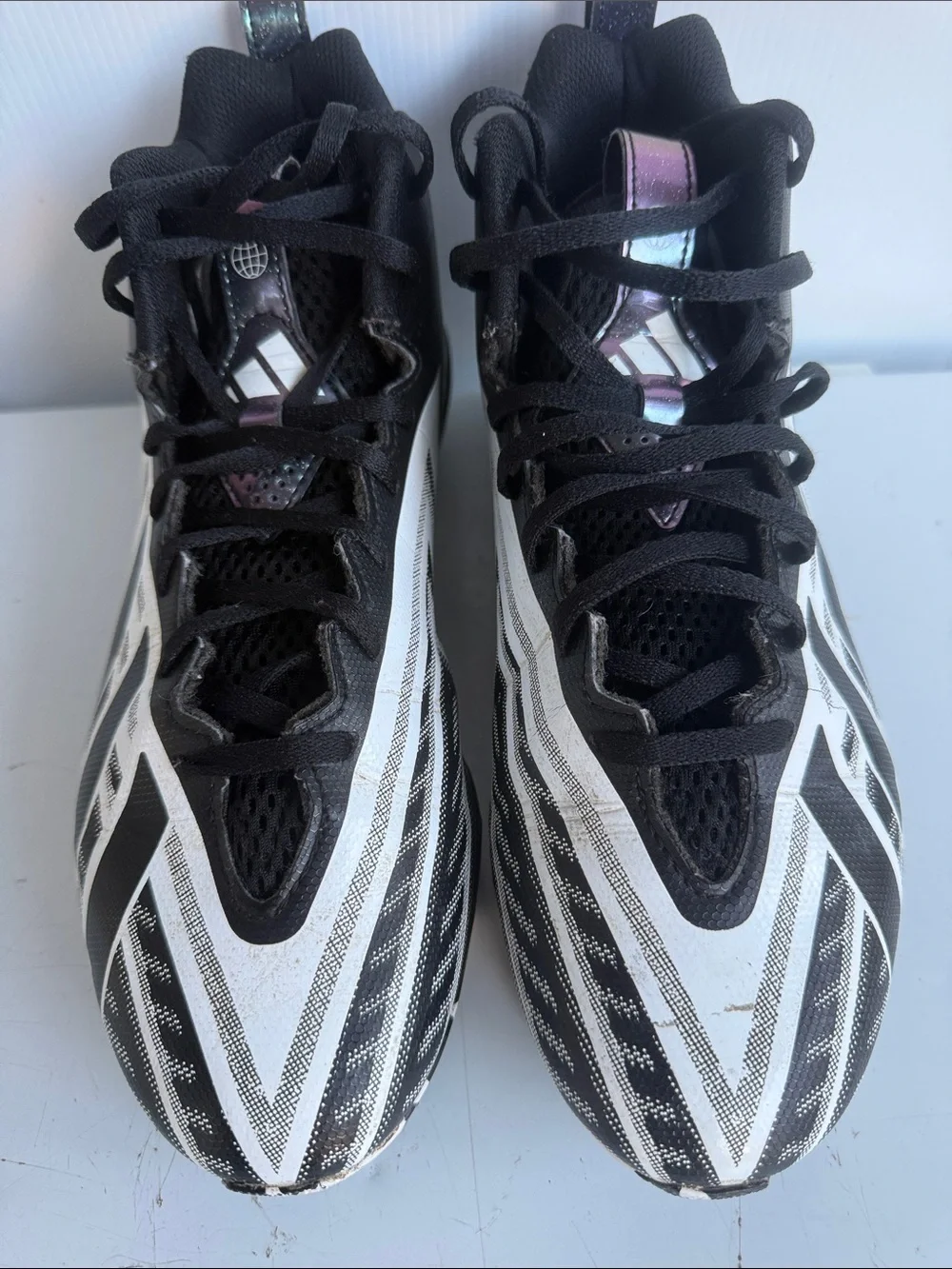 Adidas Freak Spark MD 23 Football Cleats Size 8.5 Black and White
